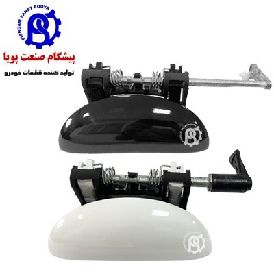 دستگیره بیرونی درب 207 -  (سفید/نقره ای/مشکی) عقب L / R